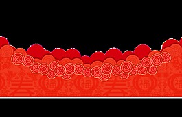 红色祥云素材