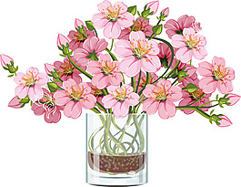 小清新花朵装饰图案