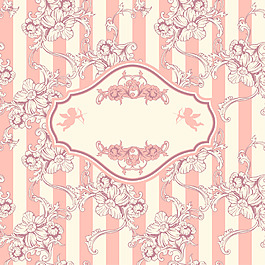 欧式花纹背景素材