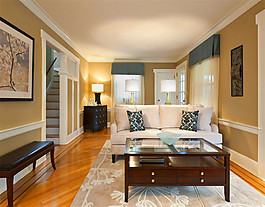 130平米复式楼欧式客厅装修效果图