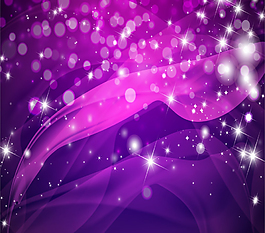 紫色光彩星光矢量素材