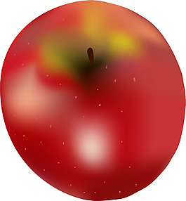 红色苹果png元素素材