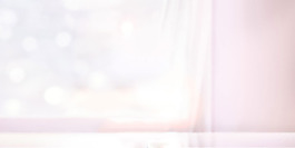 唯美白色透明泡泡banner背景素材
