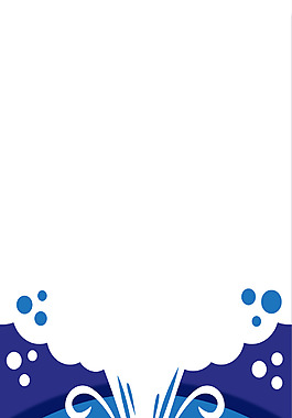 清爽卡通扁平展架矢量背景素材