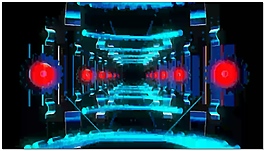 对称卫星动态视频素材