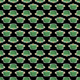 绿色高压锅卡通透明素材