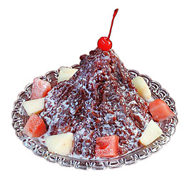 奶昔红豆沙png元素素材