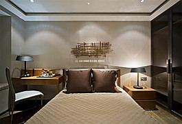 现代卧室床效果图