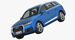 奥迪Q7S-LINE2016SUV模型