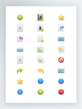 常用SVG矢量格式小图标集-动作类