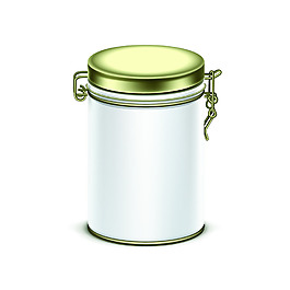 金属瓶子卡通矢量素材