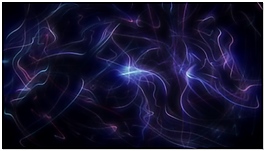 黑暗烟雾飘带梦幻极光视频素材