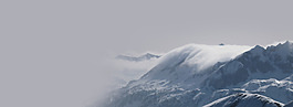 灰色系雪山背景