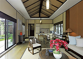 清新风客厅装修效果图