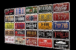 手绘广告板png元素素材