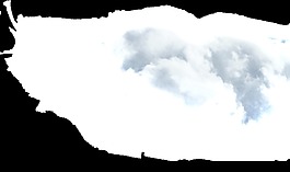 漂浮的云朵png元素素材