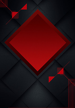 大气红色几何背景