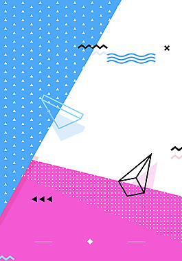 简约线条波点背景