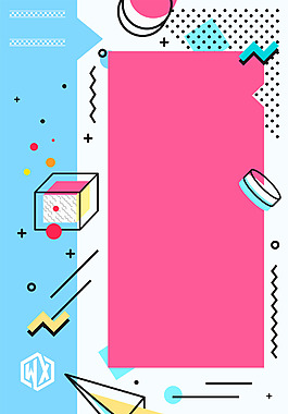 炫彩线条波点背景