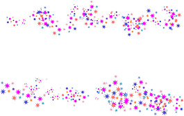 彩色密集圆点图形免抠png透明素材