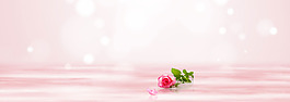 简约白色泡泡banner背景素材
