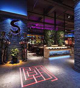 矿泉水火锅装修效果图