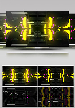 炫酷黄色视频素材