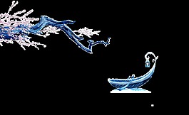 卡通时尚梅花素材