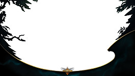 创意黑色树木png元素素材