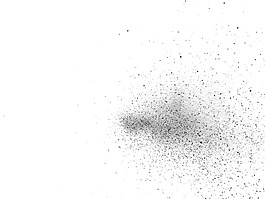 手绘颗粒漂浮元素