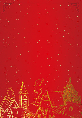 红色喜庆中国风背景