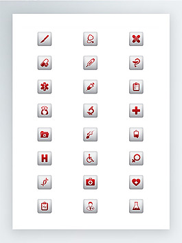 医疗主题图标集
