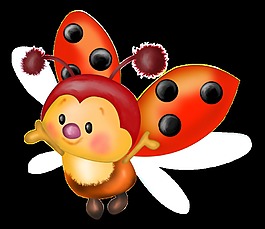 手绘卡通萌物png透明素材