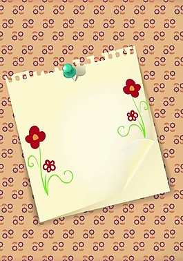 简约边框背景模版