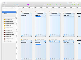 iOS11栅格化系统模板Sketch素材