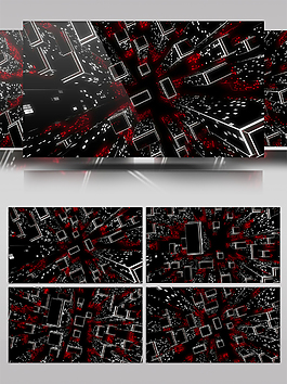 白色线条视频素材