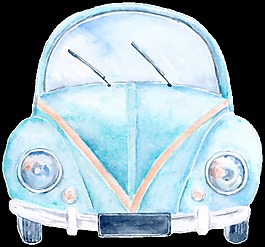 复古汽车透明素材