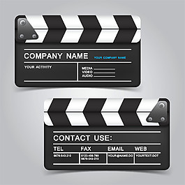 影视行业名片图片