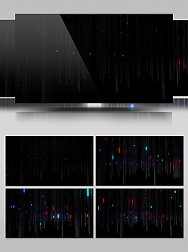 红蓝科幻背景视频素材