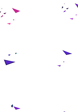 创意几何三角碎片png元素素材
