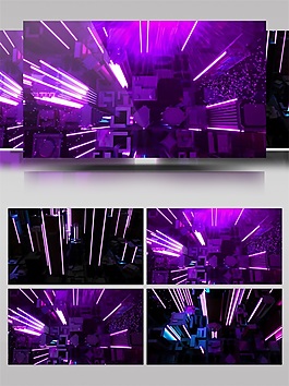 城市高楼建筑模型视频素材