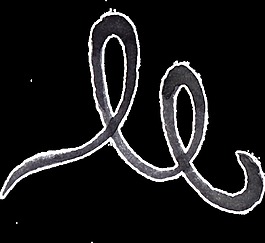 黑墨曲线卡通透明素材