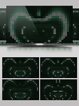 LED灯光秀动态视频素材