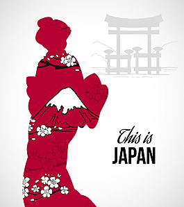 特色日本风情插画