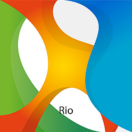 手绘彩色线条矢量背景素材