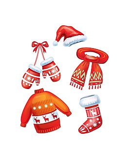 冬季保暖装备元素