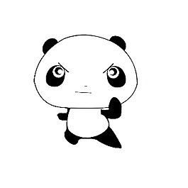 卡通熊猫png元素素材