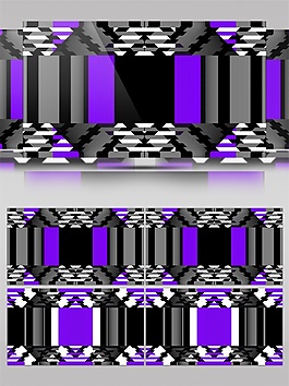 紫色条纹科技高清视频素材