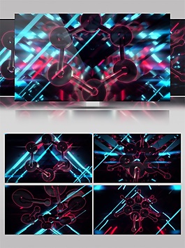 炫酷彩色漩涡高情视频素材