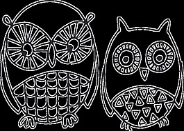 黑墨鹦鹉卡通透明素材